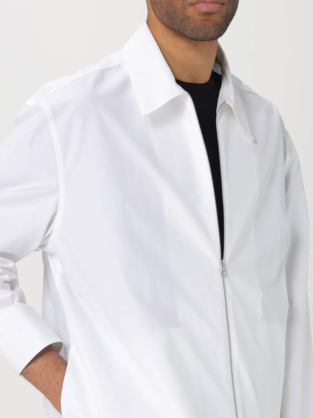 Giacca Jil Sander in cotone con zip