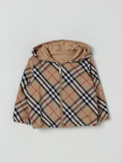 Giacca reversibile in misto cotone check Burberry