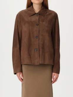 Giacca 'S Max Mara in pelle scamosciata