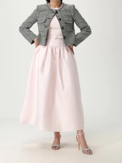 Giacca Self-Portrait in misto lana con strass