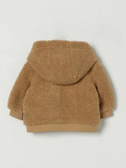 Giacca Teddy in pile con cappuccio Moschino