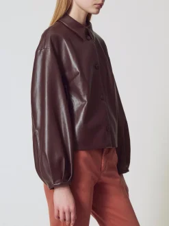 Giacca Twinset in pelle sintetica