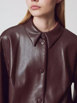 Giacca Twinset in pelle sintetica