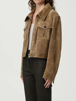 Giubbotto Arma in pelle scamosciata