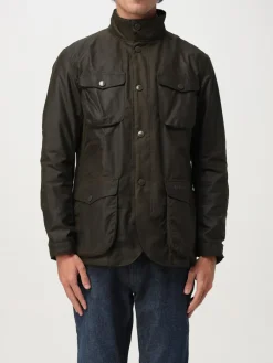 Giubbotto Barbour in cotone cerato
