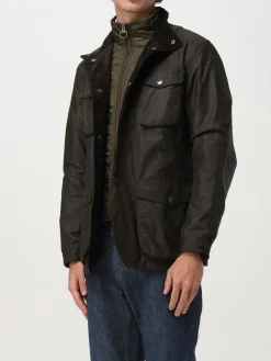 Giubbotto Barbour in cotone cerato