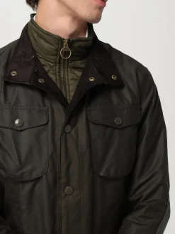 Giubbotto Barbour in cotone cerato