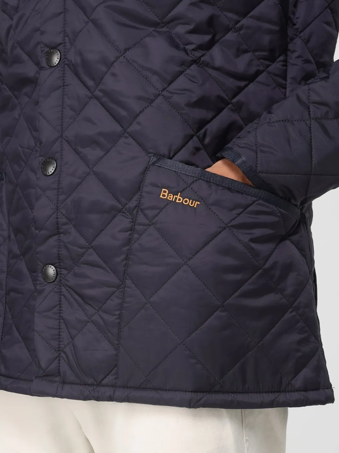 Giubbotto Barbour in nylon trapuntato