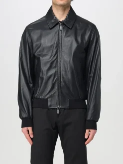 Giubbotto biker Emporio Armani in nappa