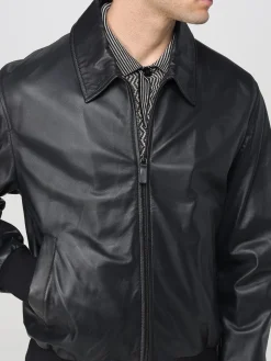 Giubbotto biker Emporio Armani in nappa