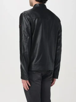 Giubbotto biker Peuterey in pelle