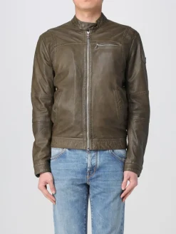 Giubbotto biker Peuterey in pelle