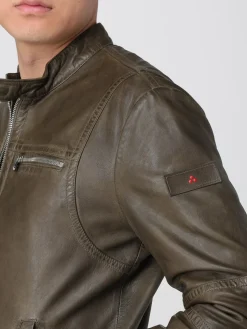 Giubbotto biker Peuterey in pelle
