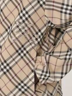 Giubbotto Burberry in nylon stampato