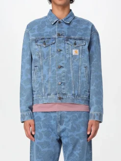 Giubbotto Carhartt Wip in denim di cotone