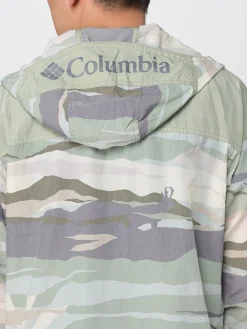 Giubbotto Columbia in nylon con camouflage