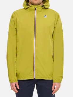 Giubbotto con cappuccio K-Way in nylon