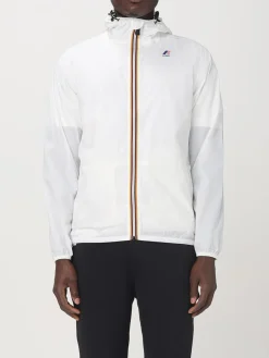 Giubbotto con cappuccio K-Way in nylon