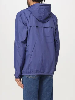 Giubbotto con cappuccio K-Way in nylon