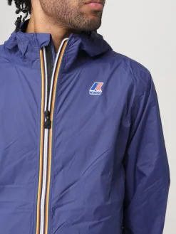 Giubbotto con cappuccio K-Way in nylon