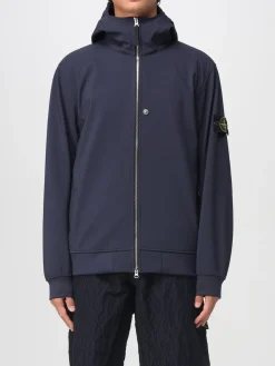 Giubbotto con cappuccio Stone Island in nylon