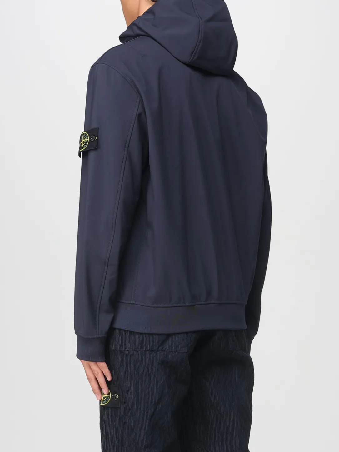 Giubbotto con cappuccio Stone Island in nylon