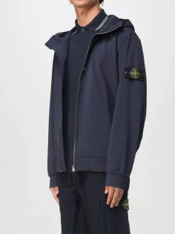 Giubbotto con cappuccio Stone Island in nylon
