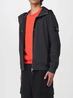 Giubbotto con cappuccio Stone Island in nylon