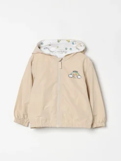 Giubbotto con cappuccio Teddy Arcobaleno Moschino