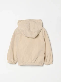 Giubbotto con cappuccio Teddy Arcobaleno Moschino