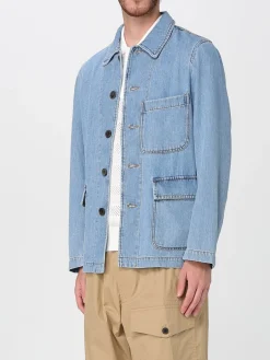 Giubbotto Dries Van Noten in denim di cotone