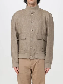 Giubbotto Emporio Armani in lino