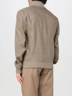 Giubbotto Emporio Armani in lino