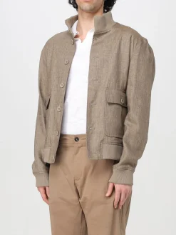 Giubbotto Emporio Armani in lino