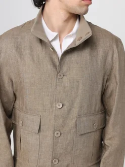 Giubbotto Emporio Armani in lino