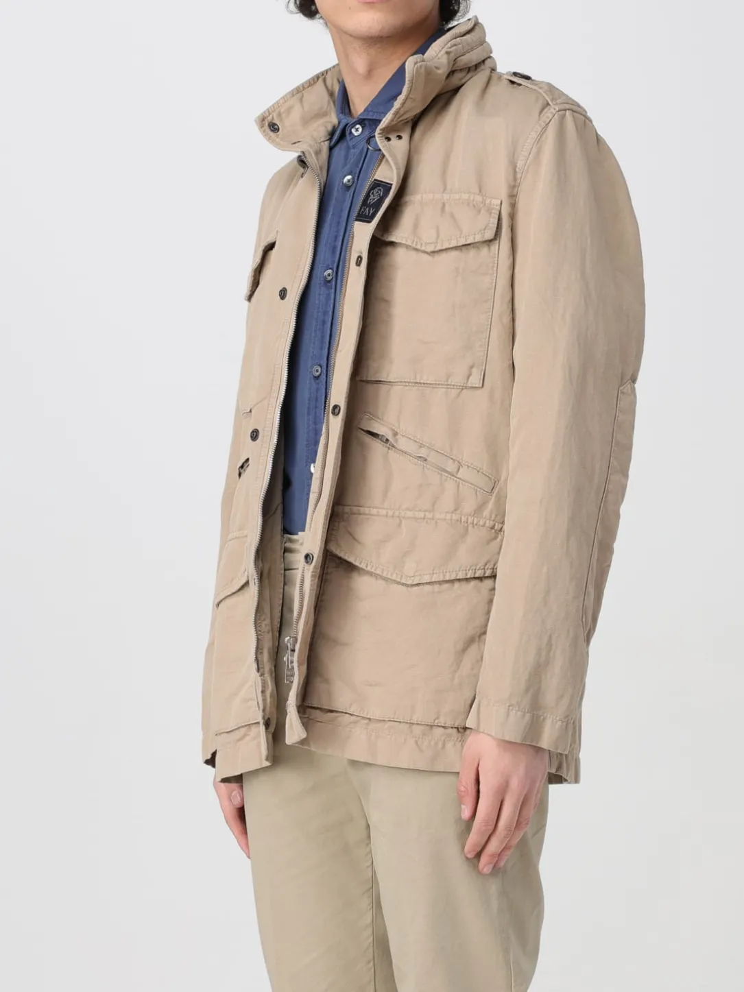 Giubbotto Fay in cotone e lino