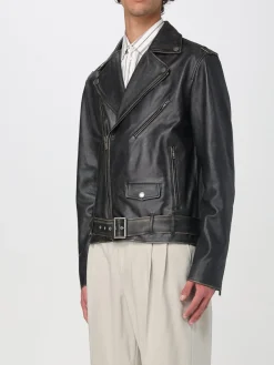 Giubbotto Golden Goose in pelle effetto used