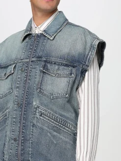 Giubbotto Golden Goose in denim di misto cotone