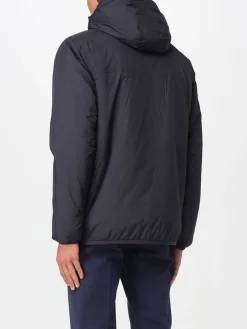 Giubbotto K-Way in nylon con cappuccio