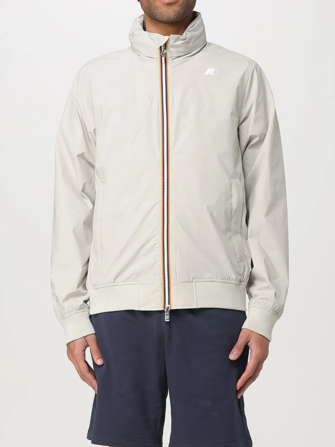 Giubbotto K-Way in nylon stretch