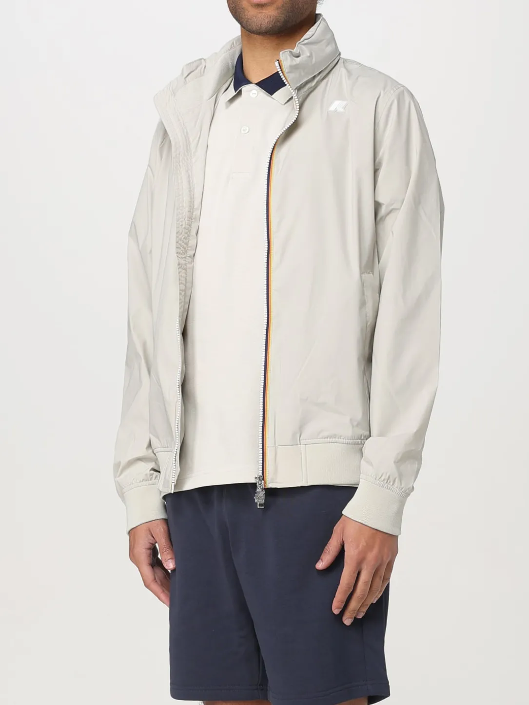 Giubbotto K-Way in nylon stretch