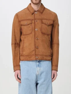 Giubbotto Peuterey in pelle scamosciata