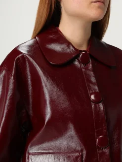 Giubbotto Self-Portrait in pelle verniciata