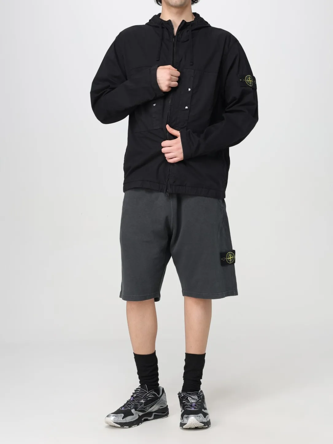 Giubbotto Stone Island in cotone stretch