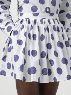 Gonna a pois Moschino Couture in cotone