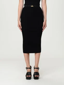 Gonna a tubino in viscosa Elisabetta Franchi