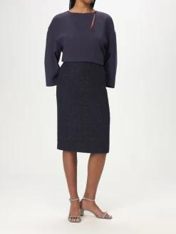 Gonna Emporio Armani in misto lana