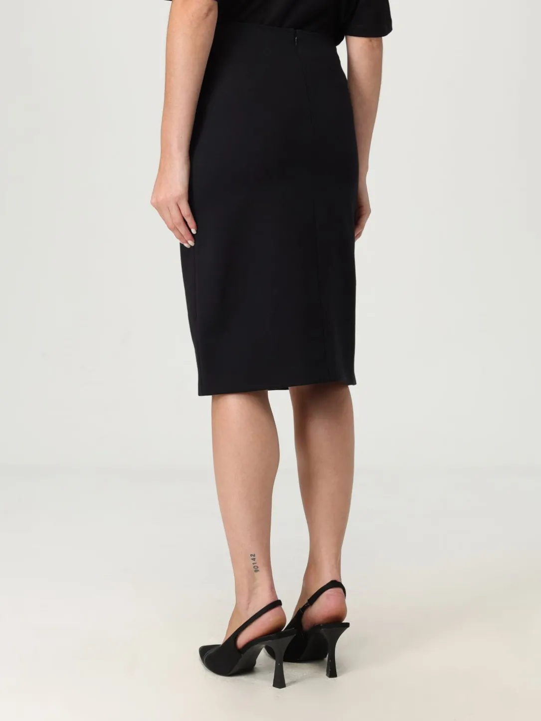 Gonna Emporio Armani in misto viscosa