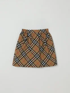 Gonna in cotone check Burberry