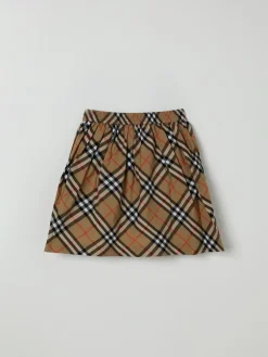 Gonna in cotone check Burberry